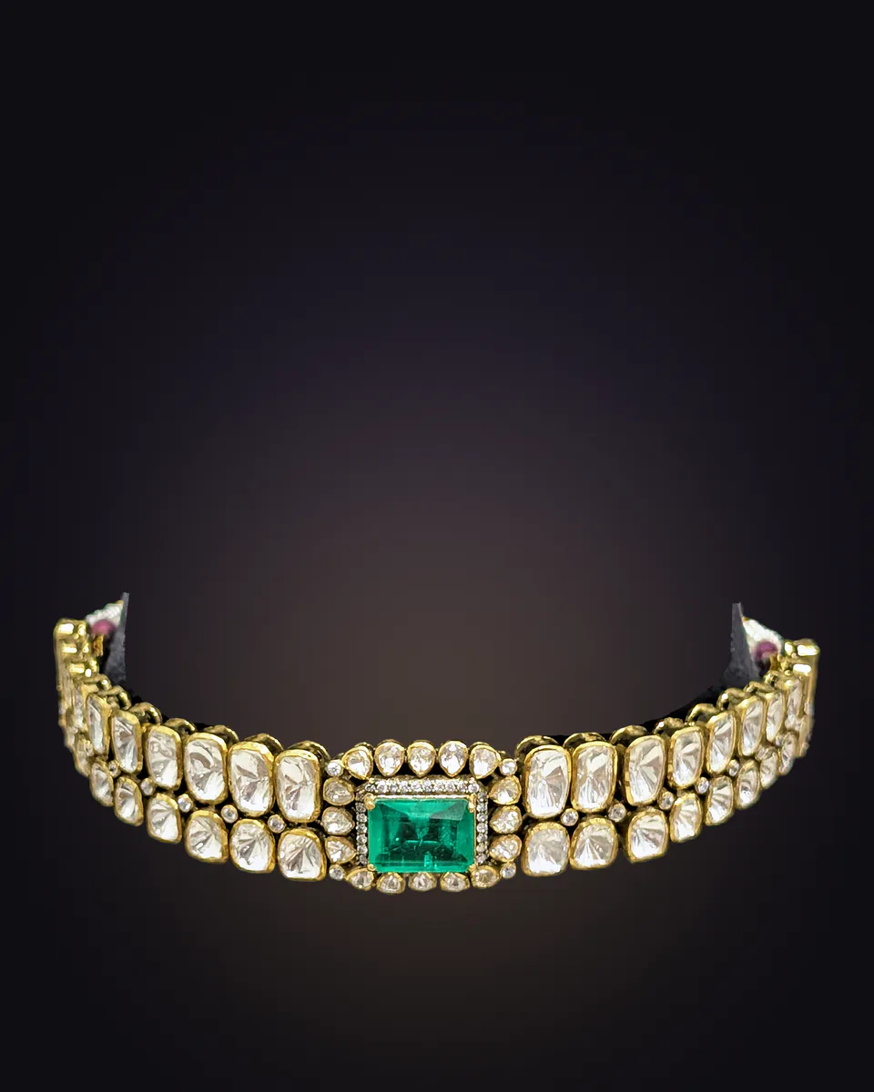 Green Stone Choker · Chokers