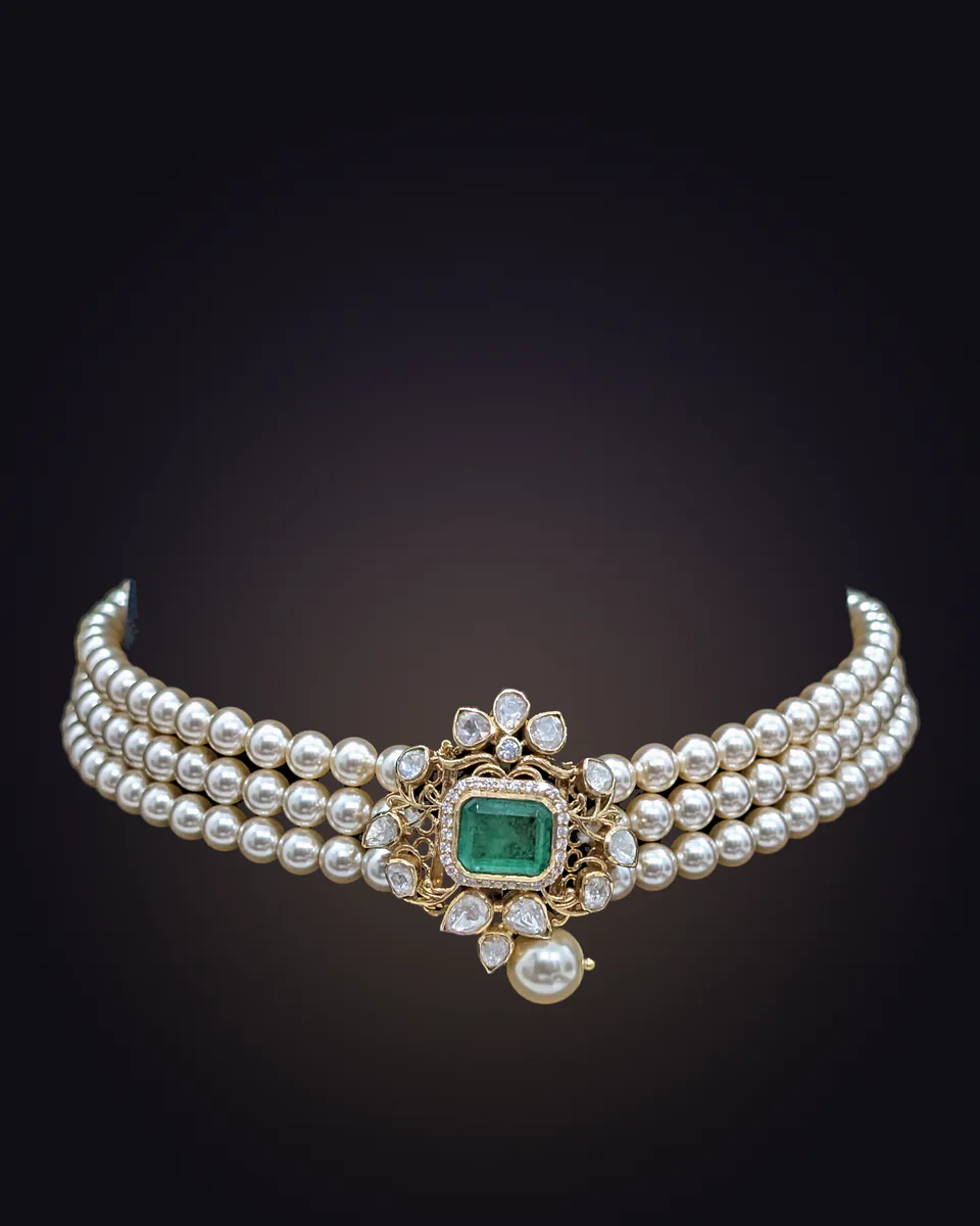 Layered Pearl Choker · Chokers