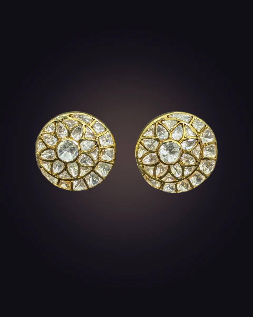 Round Flower Studs · Studs